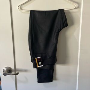 NWT Leather-like leggings